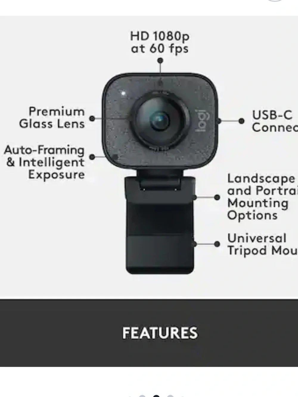 Logitech Stream Cam Plus For Creators